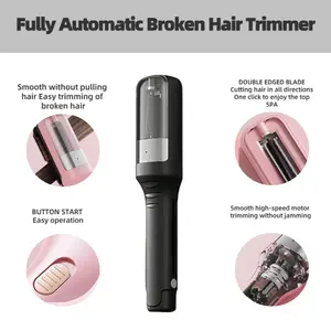 1 cordless rechargeable split hair clipper, USB charging, convenient tool for trimming dry, damaged, and fragile split hair tips of women, electric hair clipper, portable automatic trimmer for home use, New Year's gift, Christmas gift