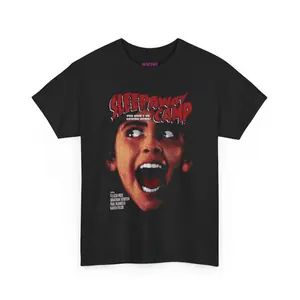 Angela Sleepaway Camp Movie Poster Retro 80's Horror T-Shirt 2