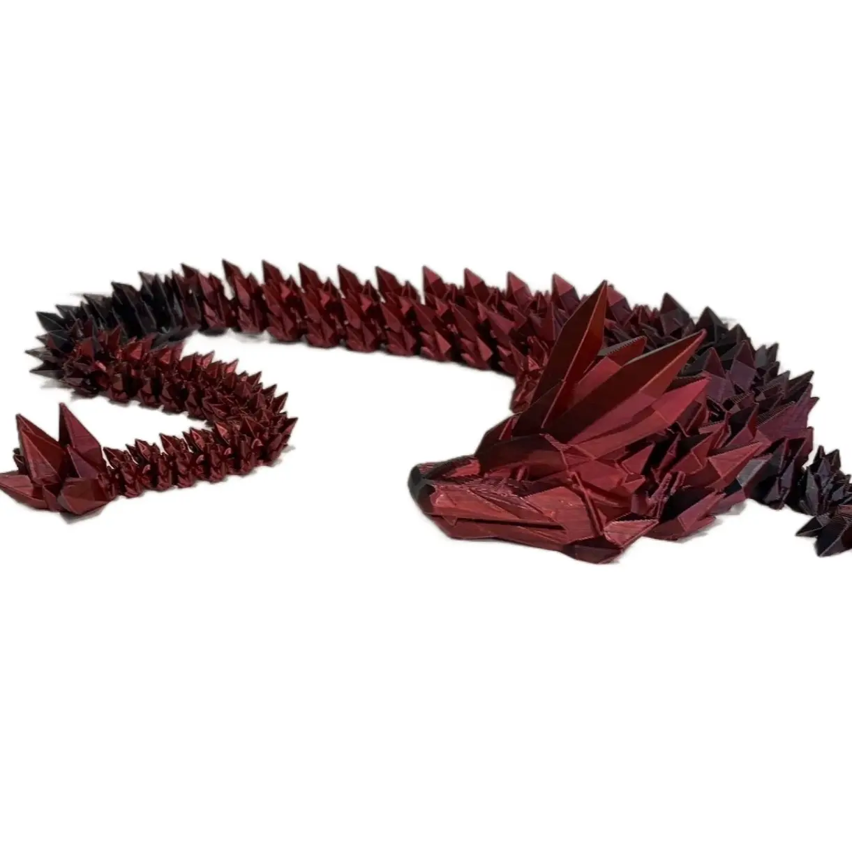 Large Crystal Dragon 24” Long 3D Articulated MULTIPLE Colors- Elegant Design with Unique Features
