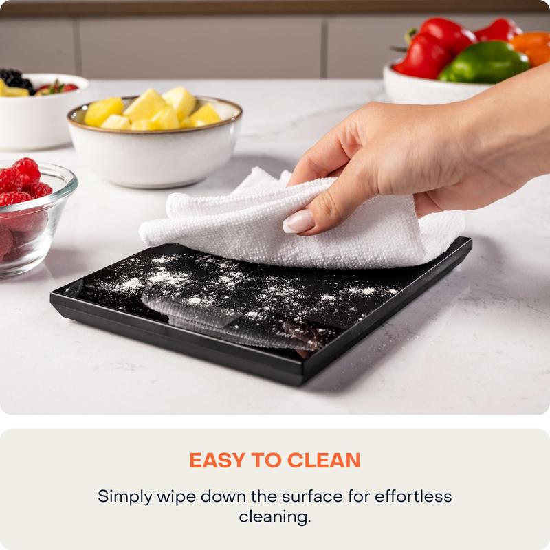 Nutricook Food Scale, 11lb Digital Kitchen Scale, Weight in Grams and Ounces (1g Precise) for Baking, Cooking, Nutrition and Meal Prep, Tare Function