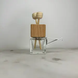 Car Air Freshener Vent Clip Glass Oil Diffuser Long-lasting scent  Fragrance Floral Tropical Light Vanilla Food Scent