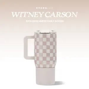 HydroJug Coffee Traveler 20 oz - Leak-Resistant, Ceramic-Lined Insulated Travel Coffee Mug for Hot or Cold Drinks with Flip Lid & Handle, Dishwasher Safe Coffee Tumbler, Spellbound