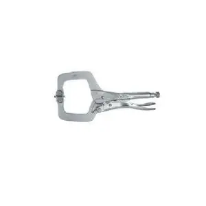 212 MAIN 9 in Alloy Steel Vise Grip C-Clamp, Corrosion-Resistant Scooters Equipment Accessory with Wide Jaw & Swivel Pads for Sports & Outdoor Fitness Use