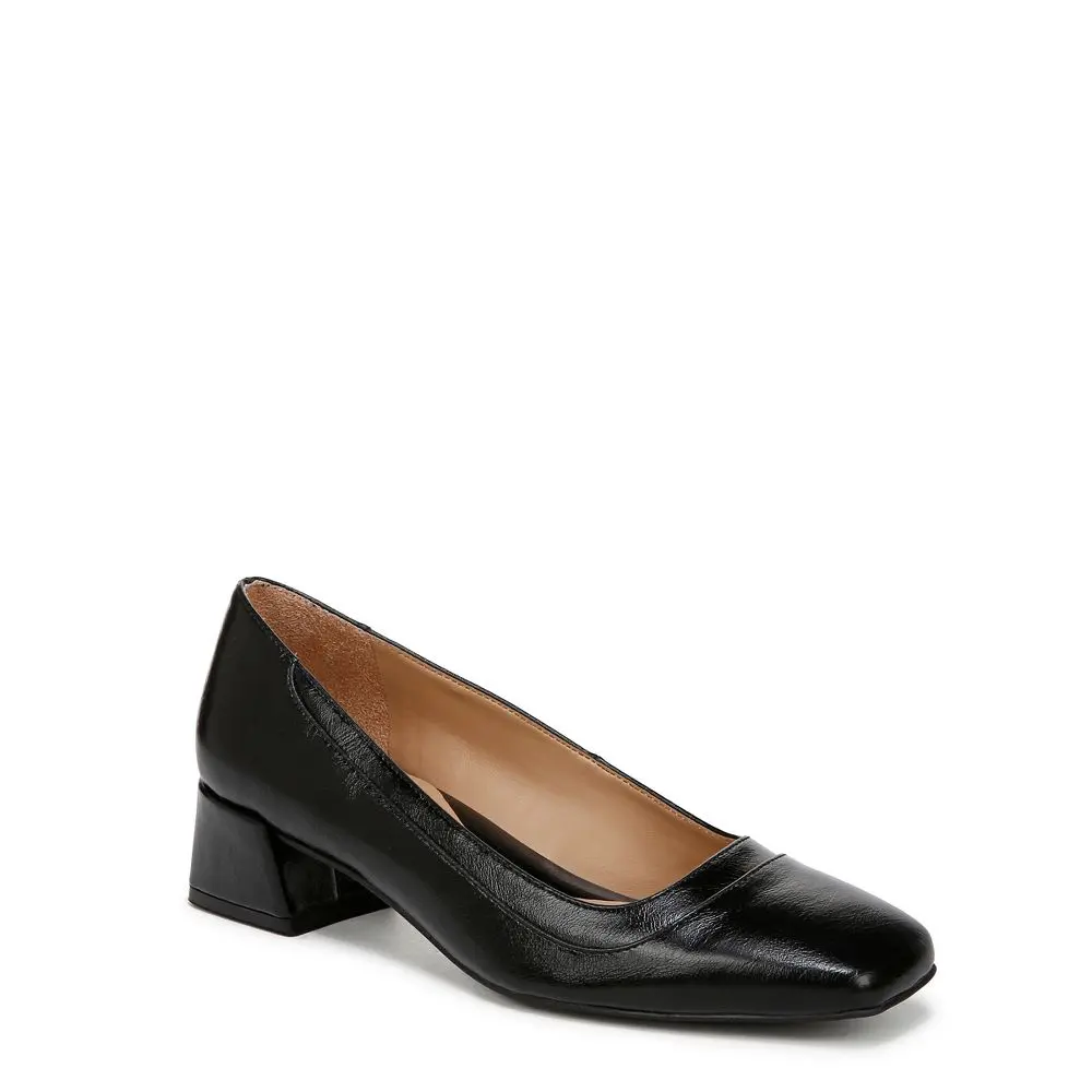Naturalizer Women's Huntley Square Toe Pumps, Comfortable Slip-On Block Heels with Contour+ Comfort, Medium Width (M)