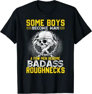 Funny Oilfield Worker Badass Roughnecks Oil Rig Oilman T-Shirt - Folusoal Shop 78B0B6SNN7KD