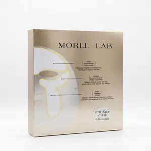 MORLL LAB PNE Face Mask Sheet – Hydrating & Soothing Sheet Mask with Niacinamide, Hyaluronic Acid & Peptides (30ml x 5pcs)