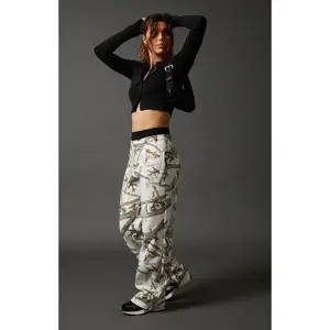 Pacsun Women's Light Camo Baggy Sweatpants