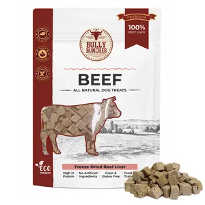 Freeze Dried Beef Liver (3.52 oz) Natural Dog Treats, Made in USA