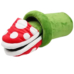 Super Mario Piranha Pipe Slippers - Fun Slipper Design for Mario Fans