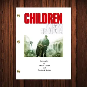 Children Of Men Movie Script Reprint Full Screenplay Full Script