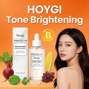 HOYGI Tone Brightening Capsule Ampoule - Centella Asiatica Niacinamide Brightening Soothing Serum Centella Asiatica Essence Bright Glowing Skin