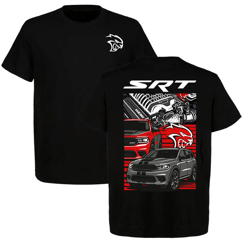 Durango SRT Hellcat Red T-Shirt/Hoodie – Dodge Muscle SUV Graphic Tee, HEMI Engine Power Streetwear Shirt, Car Lover Gift Top Menswear Car Enthusiast Gift For Men, Father's Day