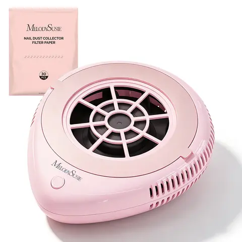 MelodySusie PProR PocketSized Cordless & Rechargeable Nail Dust Collector with Lightweight Design