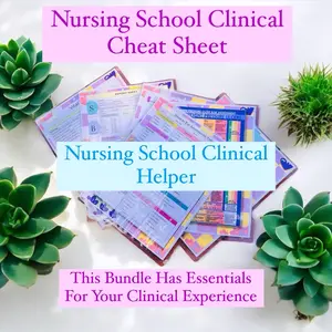 Nursing School Clinical Study Guide - Comprehensive Guide for Future Nurses - Nursing School Study Guide