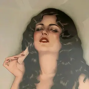 1928 alberto vargas broadway girl drawing