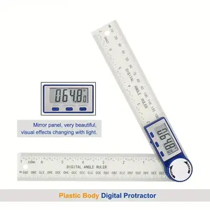 【XIDUUODUO TOOL-A】2 in 1 Angle Finder Ruler with 7 Inch/200mm Angle Measuring Tool for Woodworking/Carpenter/Construction/DIY Measurement protractor
