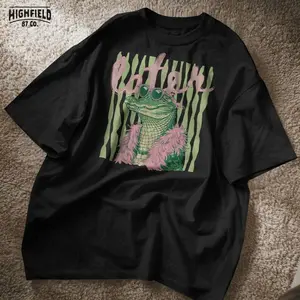 Later Gator T-Shirt, Preppy Alligator Shirt, Cute Pink Coastal Tee, Trendy Summer Graphic T-Shirt, Beach Outfit, Aesthetic Girl Gift