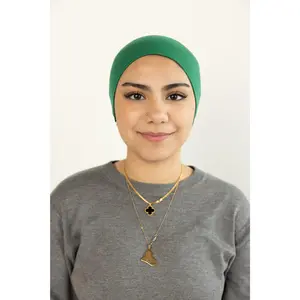 Jersey Under Scarf Tube Cap - Jade Green