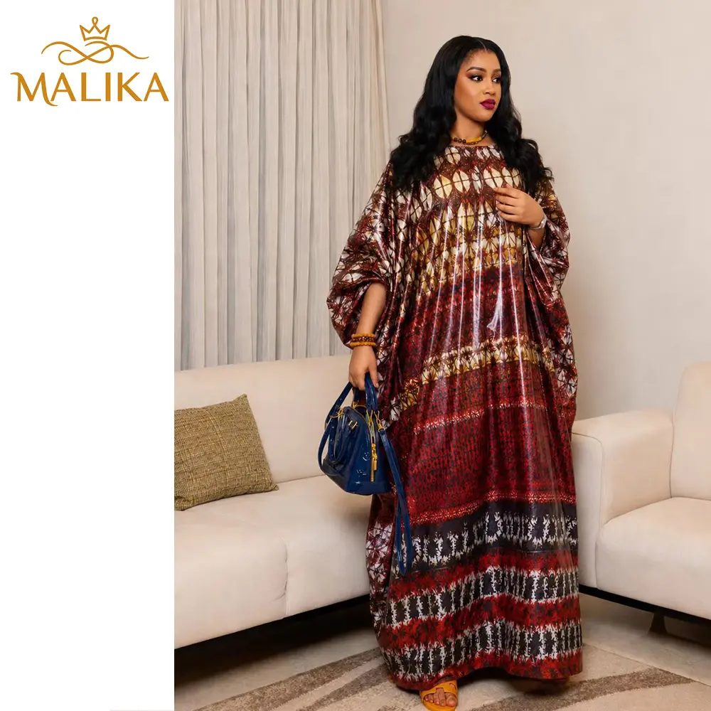 Perfumed Print Bazin Boubou Dress With Scarf First Quality Jacquard Basin Riche For Senegal African Noble Lady Evening Gown Long Sleeve