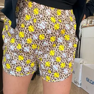 Baseball softball leopard shorts