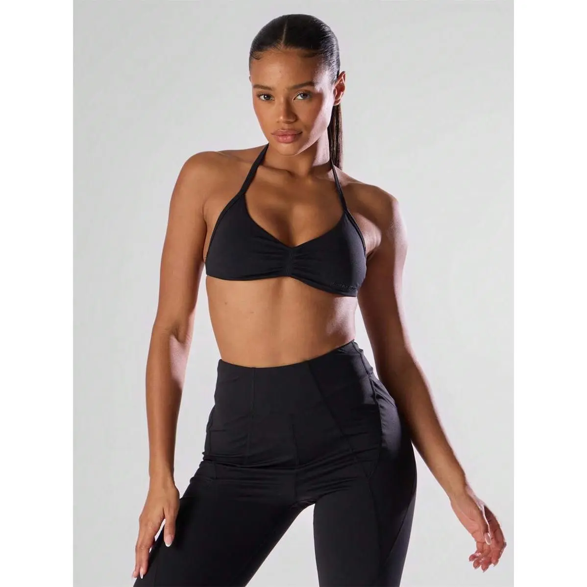 Musera Sport Fitted Sports Bra Open Back Top Active Comfy Workout Gym Running Run Club, Padel, Tennis, Pickleball Gym