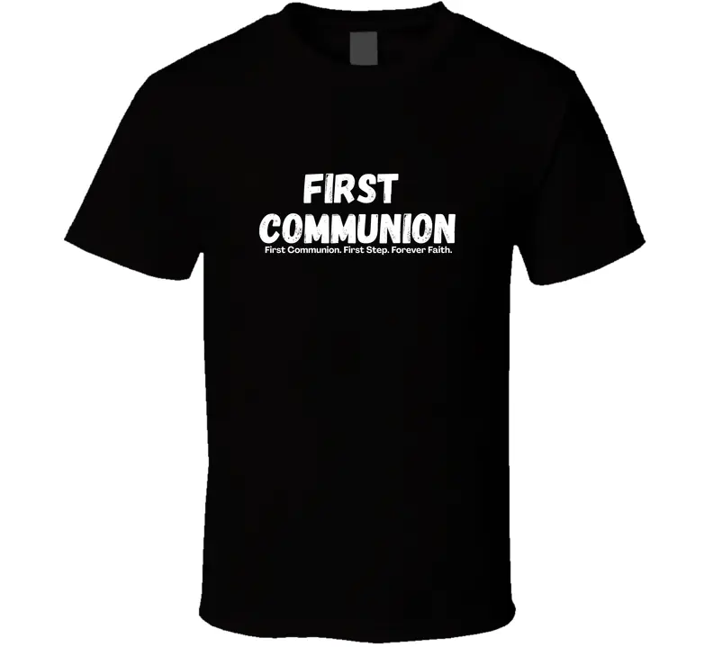 Women's Casual Breathable Shortsleeve First Communion Catholic Sacrament Statement T-Shirt - Unisex Day Apparel Gift
