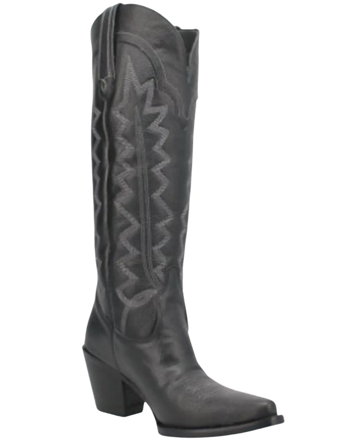 Dingo Women's Women'S High Cotton Western Boot Snip Toe - Di936-Black