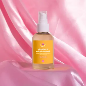 Pistachio Salted Caramel Scented Dry Body Oil Multi-Use Massage Oil Aroma - Scented Body Care - Natural Ingredients - Alcohol Free