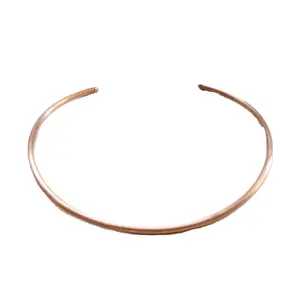 Handmade Pure Copper Hammered Choker (Choker Only) Boho Style Jewelry Fashion Necklace Modern Versatile Accessories