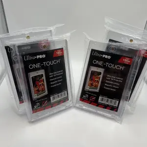 Ultra Pro One-Touch Thick Card 180pt Point Magnetic Card Holder - LOT of 4