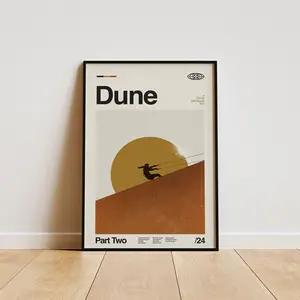 Dune Part Two Poster, Contemporary Wall Decor, Modern Home Aesthetic, Interior Decoration Print