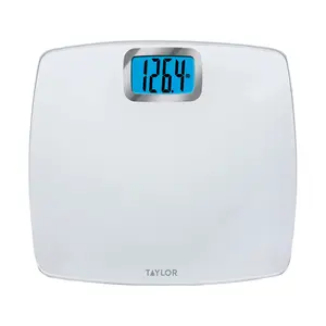 Taylor 6454482 440 lbs Digital Bathroom Scale - White
