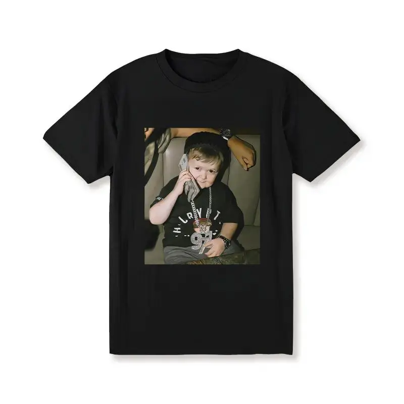 Men's Hasbulla Money Phone Graphic T-Shirt, 100% Cotton Regular Fit Shortsleeve Top with Reinforced Hem, Print, Fabric, Classic, Menswear, Round Neck, Outfits