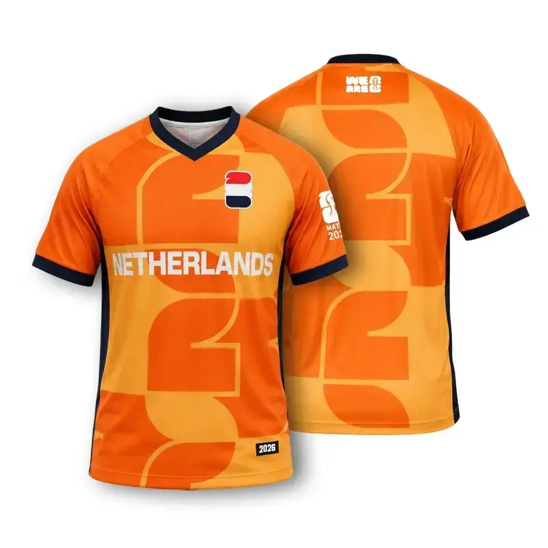 (Custom name and number) 2026 Netherlands National Football Jersey, Men’s Breathable Short Sleeve Soccer Shirt, Gift For Fans