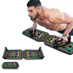Push-up board, 28-hole home version push-up trainer, shoulder, chest, back, arm strength training equipment, non-slip grip