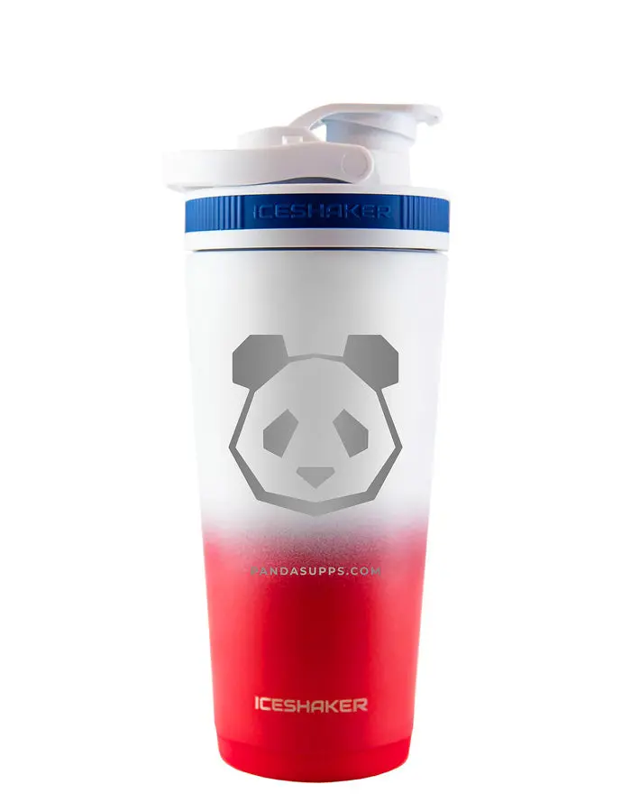 Panda  supps 26 oz Stainless Steel Insulated Ice Shaker - Panda Logo