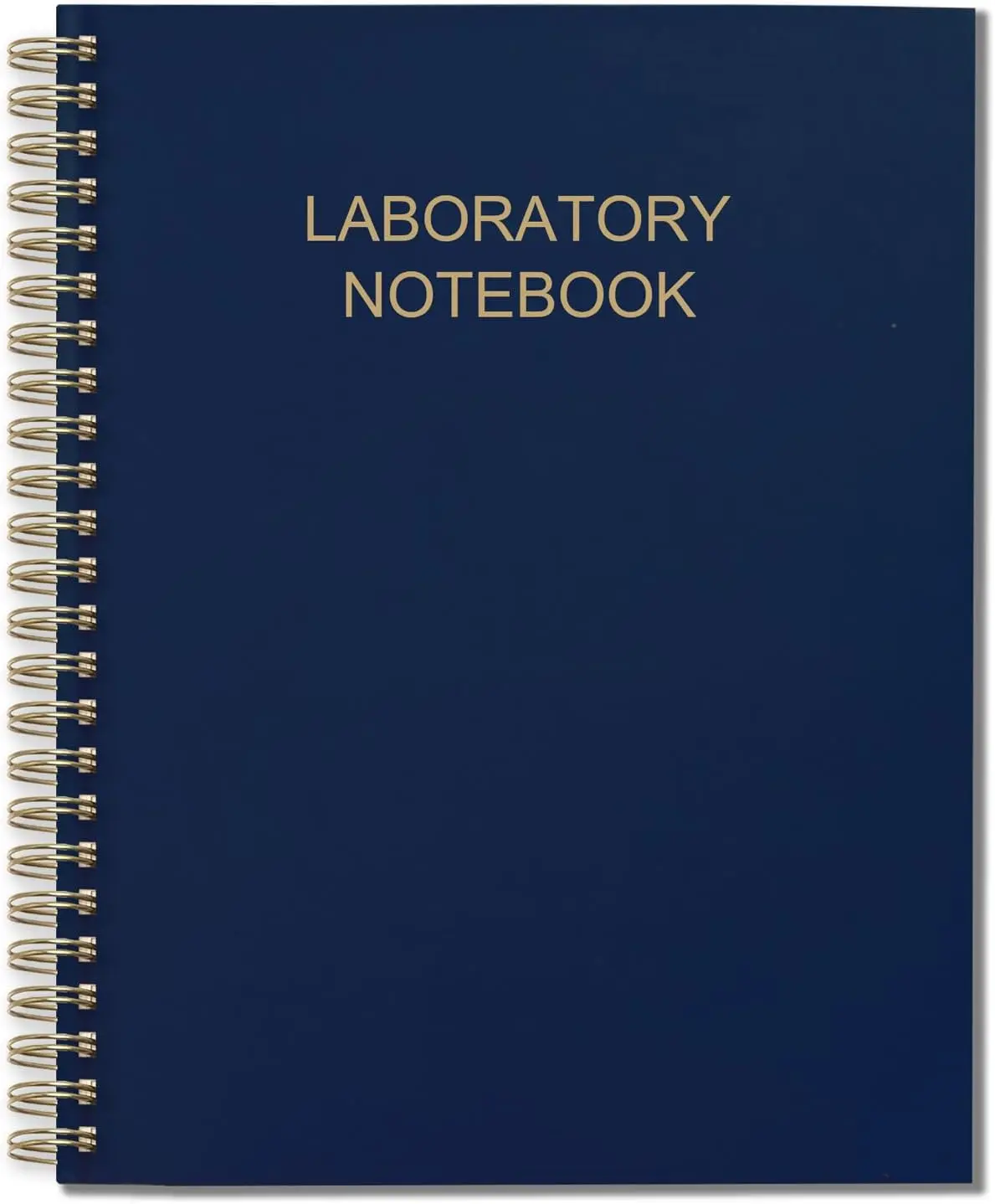 Lab Notebook/Laboratory Notebook - (.25" Grid Format), Laboratory Notebook Quad Ruled Science Lab Book for Chemistry, Physics, 8" x 10", Spiral Bound, Flexible Cover, Blue