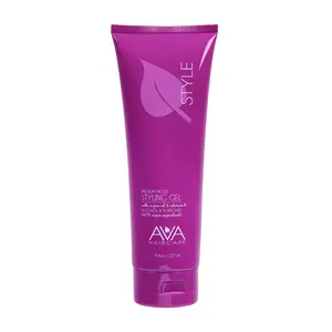 AVA Haircare Styling Gel - Argan Oil & Vitamin E - 237ml Chemical-Free & Paraben-Free Hold Hair Gel - Non-Greasy, Alcohol-Free Formula for All-Day Control