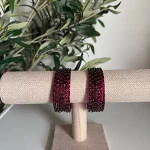 Kashmiri glass bangles size 2.6