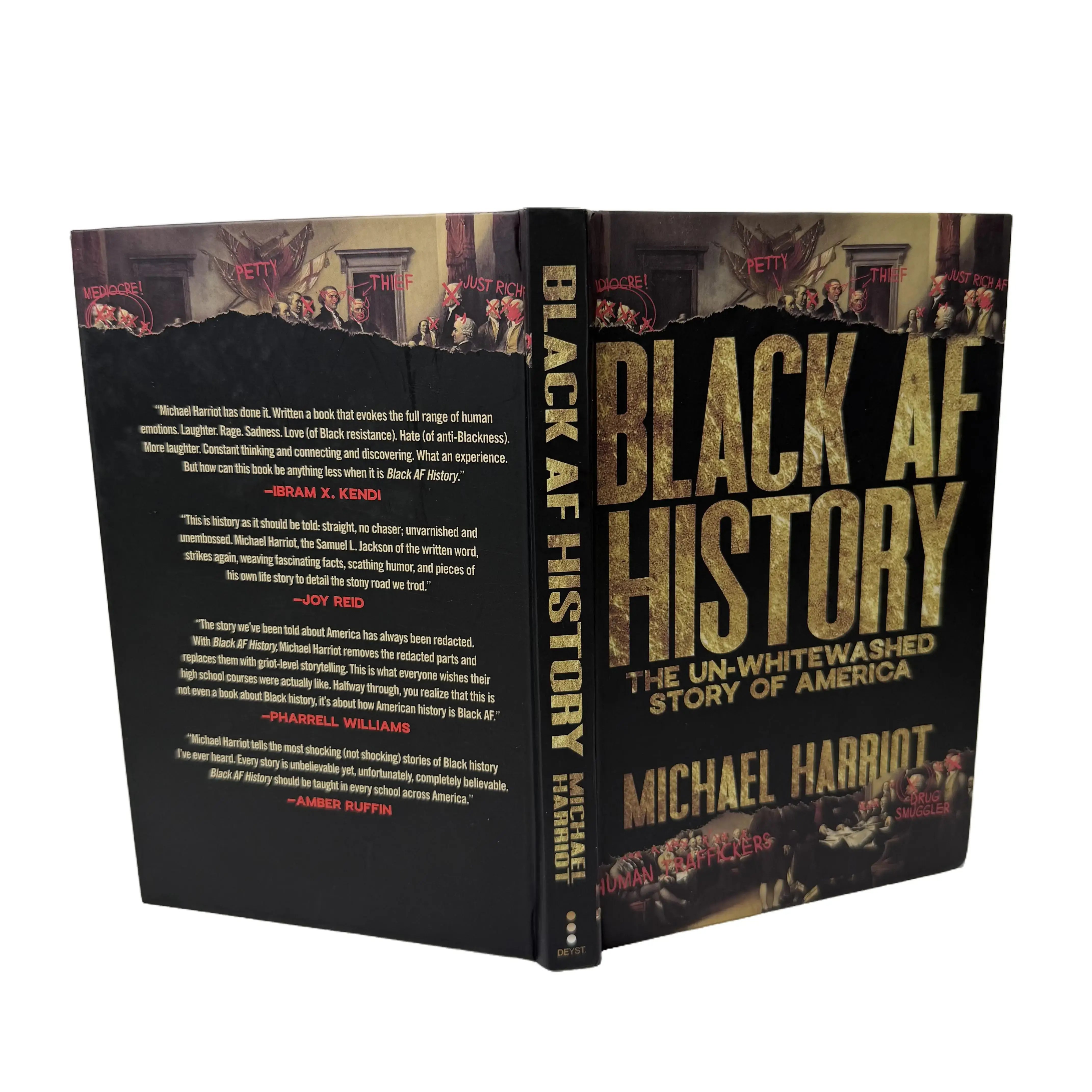 Notebook Black AF History: The Un-Whitewashed Story of America by Michael Harriot - Uncensored American History Book vertical planner