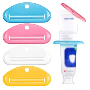 4PCS Toothpaste Squeezer Set – Colorful Plastic Tube Dispenser Clips for Toothpaste, Cream & Cosmetics