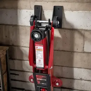 Heavy-Duty Metal Wall-Mounted Hooks, Set of Two for Jacks, Ideal for Garage, Workshop, and Garden Storage, Durable and Secure Hanging Solution