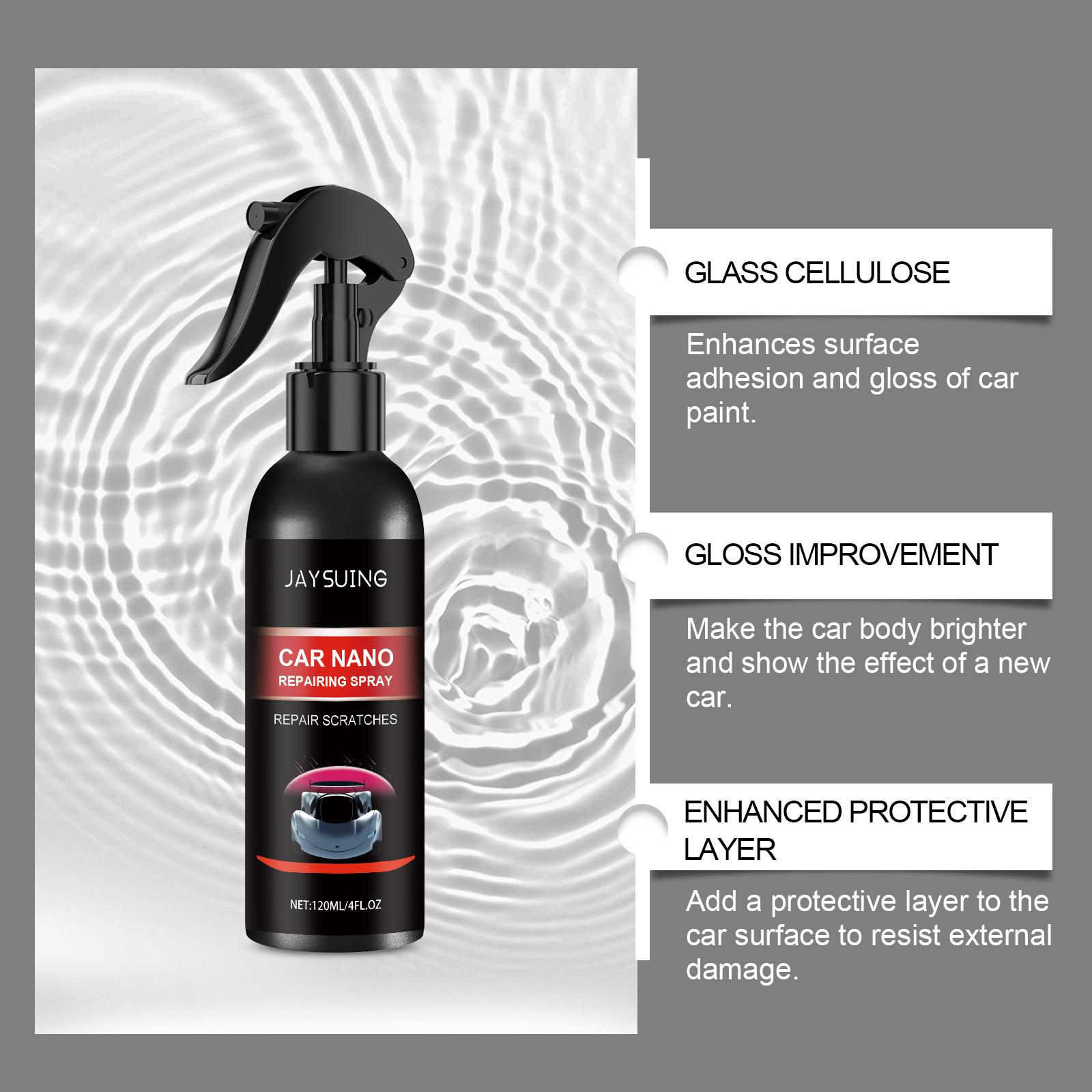 Car Coating Spray 120ml Auto Care Polishing Dust Proof Anti Stain Liquid Glass Sealant Coating Agent