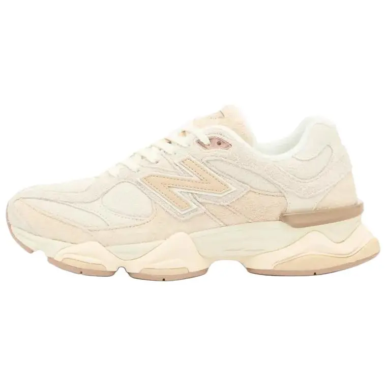 【NEW】New Balance 9060 'Bisque Sea Salt' Men's Neutral Sneaker Featuring Layered Suede and Mesh with the Signature Chunky Sole Ideal for All Seasons