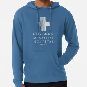 Grey Sloan Memorial Hospital Plaque Lightweight Hoodie