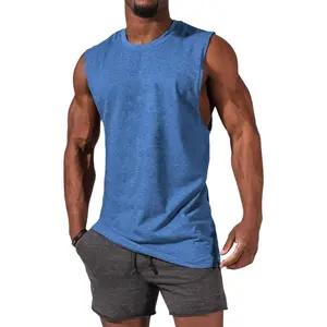 PASLTER  Mens Crewneck Tank Tops Athletic Beach Sleeveless Shirts Menswear Vests