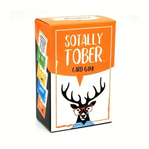 Adult Drinking Party Card Game Sotally Tober, Essential Family & Friend Gathering Card Game, Fun Paper Cards for Parties, Party Table Game