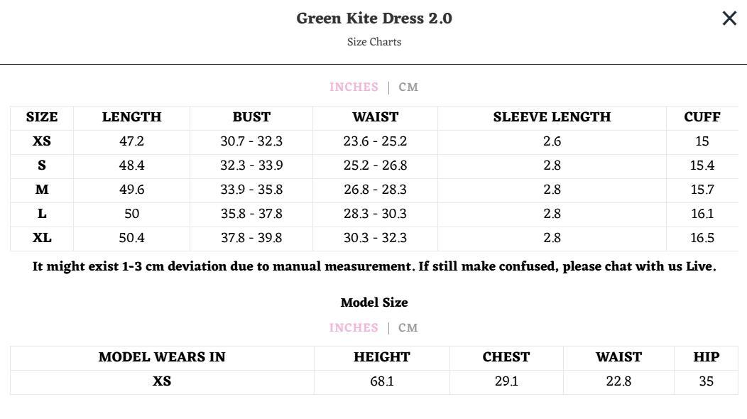 Green Kite Dress 2.0-Womenswear Daily Wear Dress