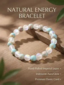 Gradient Rainbow Stone Bracelet, Elegant Sea Wave Design, Unique Jewelry Accessory, Perfect Gift for Her, Trendy Fashion Statement
