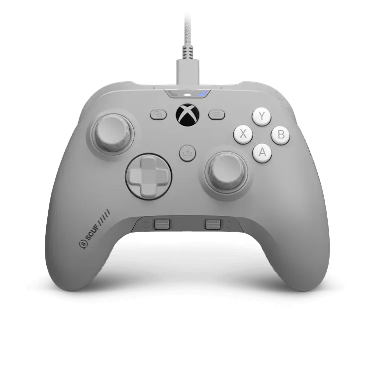 SCUF Valor Wired XBOX Controller (Light Gray) | 4 Customizable Rear Paddles, Endurance Hall Effect Thumbsticks, Audio Control System